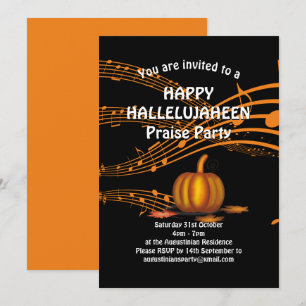 Custom Kürbis Christlich Halloween Einladung