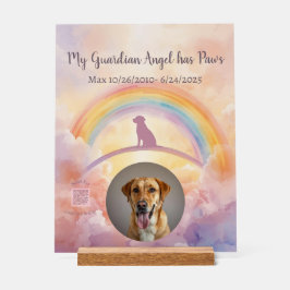 Custom Labrador Retriever Memorial Acrylic Sign Acrylschild