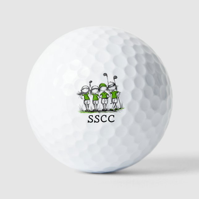 Custom Ladys Golf League Golf Ball (Vorderseite)