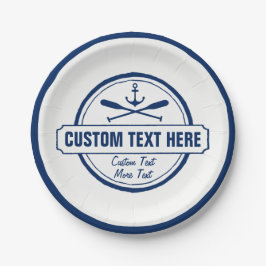 Custom Lake, Beach House & Boat Nautical Anchor Pappteller