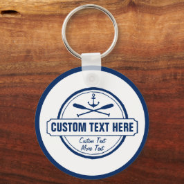 Custom Lake, Beach House & Boat Nautical Anchor Schlüsselanhänger