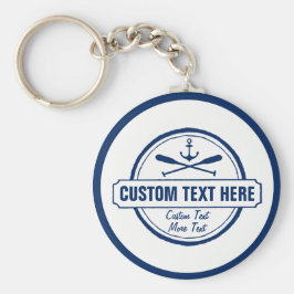 Custom Lake, Beach House & Boat Nautical Anchor Schlüsselanhänger