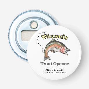 Custom Lake/Date Wisconsin Foreut Opener Flaschenöffner