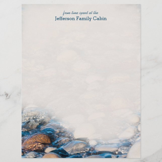 Custom Lake House Erinnerungen Page (Vorderseite)