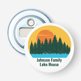 Custom Lake House Family Trip Niedlich Sunset Flaschenöffner