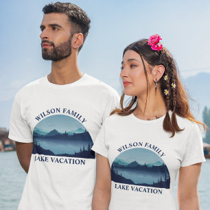 Custom Lake House Family Wiedersehen Summer Vacati T-Shirt