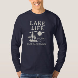 Custom Lake Life Men Long Sleeve Shirt