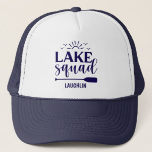 Custom Lake Squad Vibes Vacation Camping Camper Truckerkappe