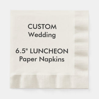 Custom Large LUNCHEON Disposable Paper Napkins Serviette