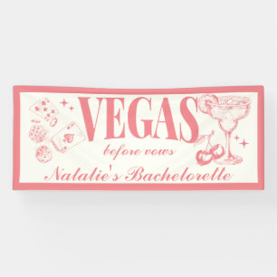 Custom Las Vegas Junggeselinnen-Abschied Personali Banner