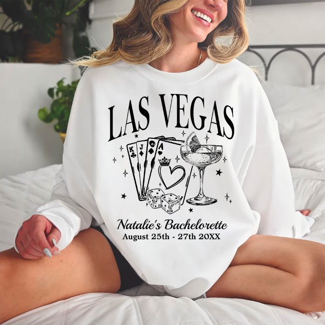 Custom Las Vegas Junggeselinnen-Abschied Personali Sweatshirt (Von Creator hochgeladen)