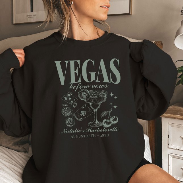 Custom Las Vegas Junggeselinnen-Abschied Personali Sweatshirt (Von Creator hochgeladen)