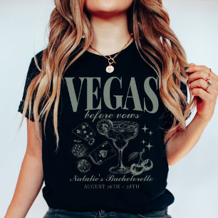 Custom Las Vegas Junggeselinnen-Abschied Personali T-Shirt