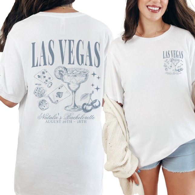 Custom Las Vegas Junggeselinnen-Abschied Personali T-Shirt (Von Creator hochgeladen)