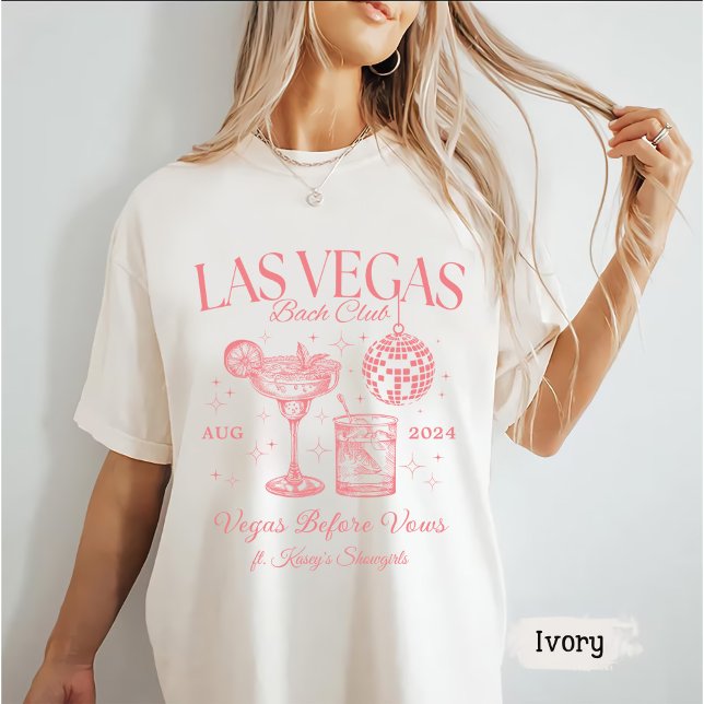 Custom Las Vegas Junggeselinnen-Abschied Personali T-Shirt (Von Creator hochgeladen)