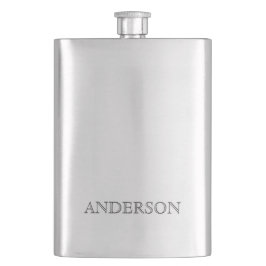 Custom Last Name Wedding Party Gift for Groomsmen  Flachmann