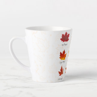 Custom Latte Tasse, Herbst hinterlässt Tasse für s