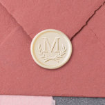 Custom Laurel Monogram<br><div class="desc">Dieses klassische Design zeichnet sich durch ein individuelles Monogramm-Set in einem Halbwertskranz aus. Ein elegantes und zeitloses botanisches Design. Wir haben uns für ein kühnes und einfaches Thema entschieden, um sicherzustellen, dass das Design klar ist. Fügen Sie Ihrer Hochzeitsmail eine zusätzliche persönliche Touch hinzu, Grußkarten, Briefe, Einladungen, Geschenkverpackungen und vieles...</div>