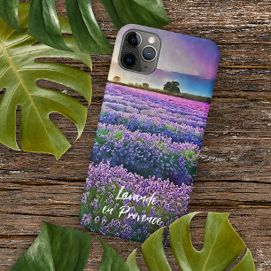 Custom Lavande Provence France Sunset Wasserfarbe Case-Mate iPhone Hülle