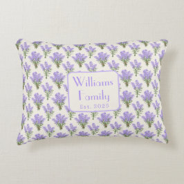 Custom Lavender Bunches Dekokissen