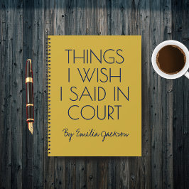 Custom Lawyer Journal for Attorneys & Law Students Notizbuch