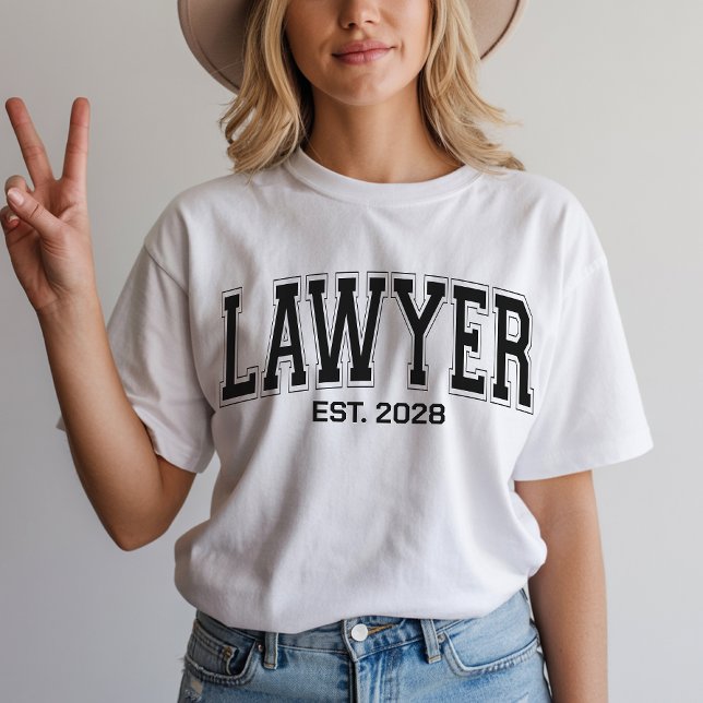 Custom Lawyer Shirt, Law School Abschluss Gift T-Shirt (lawyer t-shirt, lawyer sweatshirt, law student gift, graduation law gift, legal career gift for her,)
