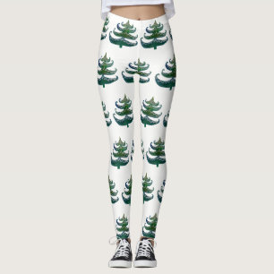 Custom Leggings Weihnachtsbäume