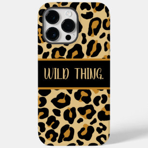 Custom Leopard Classic Moderne Print Classic Case-Mate iPhone 14 Pro Max Hülle
