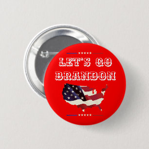 Custom LET'S GO BRANDON Trump 2024 Amerikanische F Button
