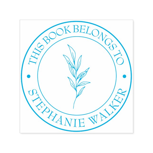 Custom Library Book Briefmarke - Ex Libris - Buchz Permastempel (Design)