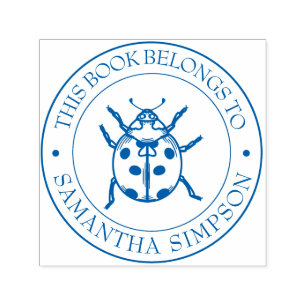 Custom Library Book Briefmarke - Ex Libris - Buchz Permastempel