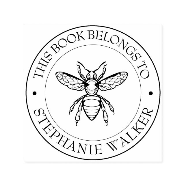 Custom Library Book Briefmarke - Ex Libris - Buchz Permastempel (Design)