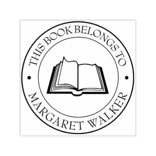 Custom Library Book Briefmarke - Ex Libris - Buchz Permastempel