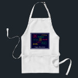 Custom Liebe Joy Peace HAPPY HANUKKAH<br><div class="desc">Diese Schürze ist ein stilvolles Geschenk für alle, die zu jeder Jahreszeit kochen, aber besonders während der Ferien. Die Wörter LIEBE JOY PEACE inklusive ihrer hebräischen Übersetzungen sind in Rot, Gelb und Grün auf tiefblauem Hintergrund farblich gekennzeichnet. Der Text kann angepasst werden, falls Sie etwas ändern möchten. HAPPY HANUKKAH ist...</div>