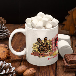 Custom Liebe Peace Havanese Valentine's Day Hund Kaffeetasse