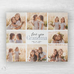 Custom Liebe You Oma Oma Grandkids FotoCollage Puzzle<br><div class="desc">Love you Grandma! Beautiful modern family foto klebte gift for a beloved grandmother combines whimsical handwritten script with modern typography and layout. Fill this custom jigsaw puzzle with 8 favorite family fotos of grandchildren,  weddings and other life events and bring a smile to grandma's face for years to come.</div>