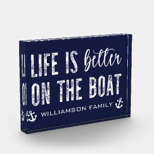 Custom Life ist besser auf dem Boot Leben auf Sc Fotoblock