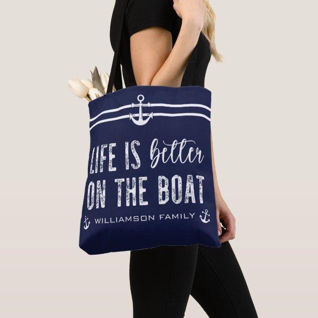 Custom Life ist besser auf dem Boot | Tasche des S (Von Nahem)