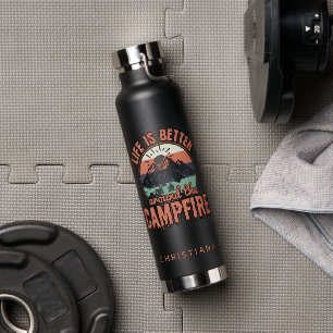 Custom Life ist besser um das Campfire Camping Trinkflasche