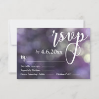Custom Lila Bokeh Light & Typografie 32 UAWG
