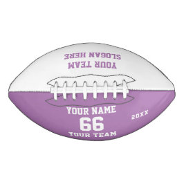 Custom liliaball Football mit Name, Nummer, Team