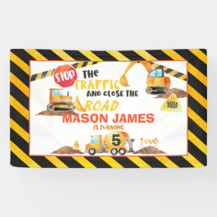 Custom Listing for Ciji - Construction Banner - WH