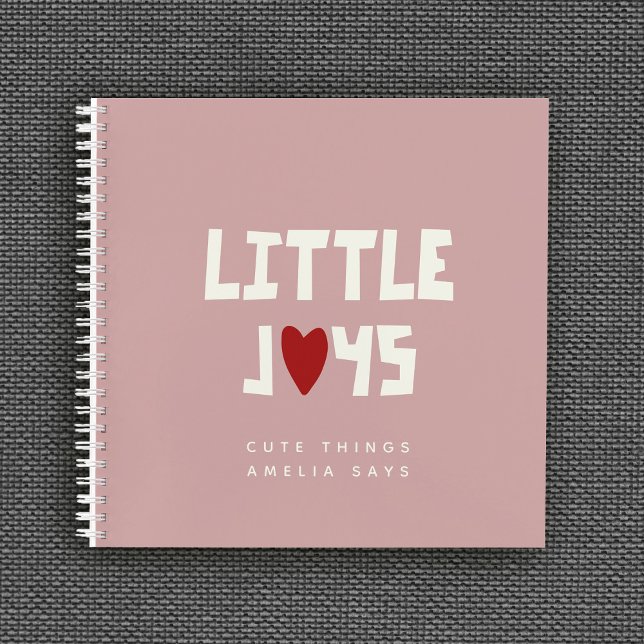 Custom Little Joy Kids Redewendungen Keepake Journ Notizbuch (Von Creator hochgeladen)
