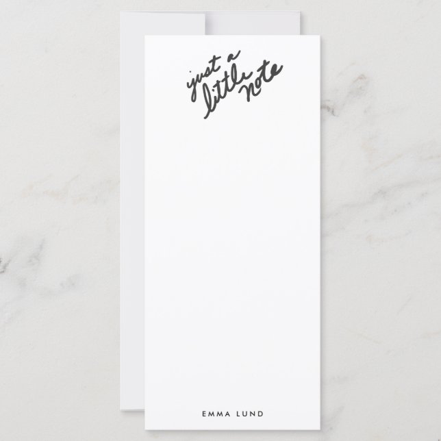 Custom Little Note Stationery (Vorderseite)
