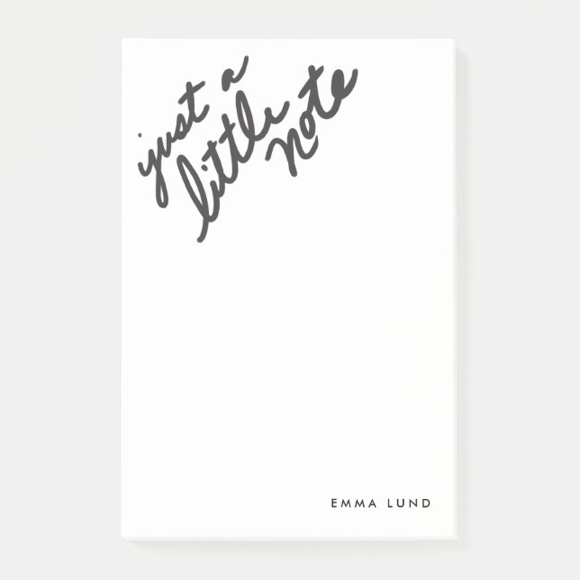 Custom Little Note Stationery Post-it Klebezettel (Vorderseite)