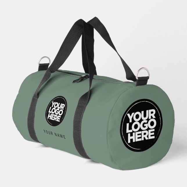 Custom Logo and Text Promotional Business Fitness Duffle Bag (Linke Seite)