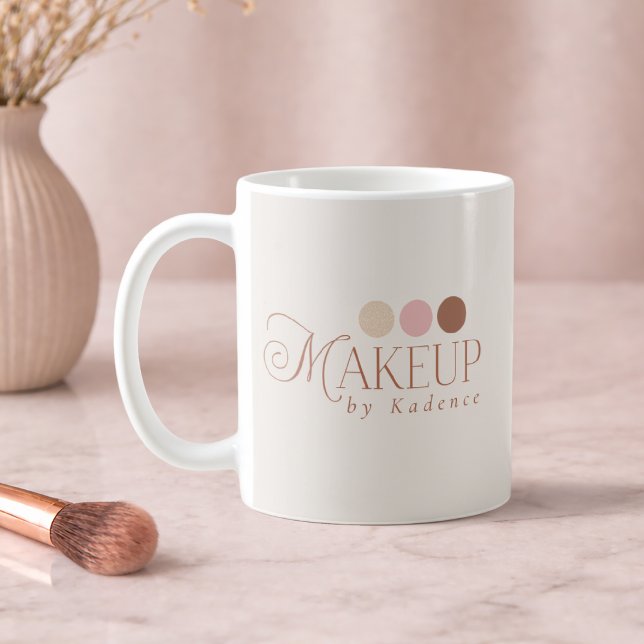 Custom Logo Branded Makeup Artist Kaffeetasse (Von Creator hochgeladen)