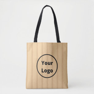 Custom logo brown stripes