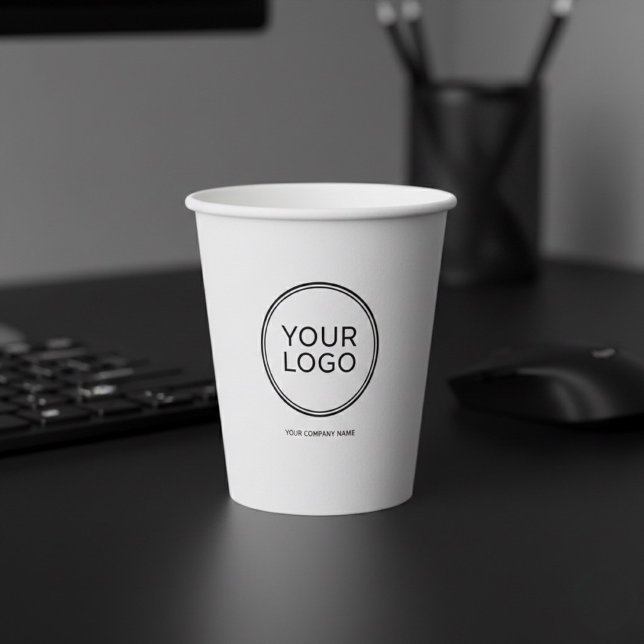 Custom Logo  | Business Branding Pappbecher (Von Creator hochgeladen)