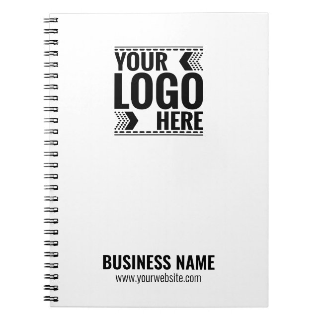 Custom Logo, Business or Brand Logo Personalized  Notizblock (Vorderseite)